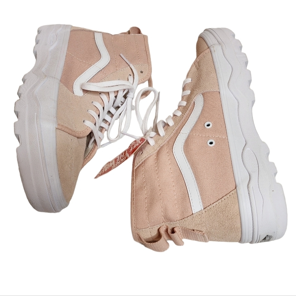 Vans Sentry Sk8-Hi Sneakers Pink Dusty Rose Women's Size 9.5 Men's‎ Size 8 New - Picture 10 of 17
